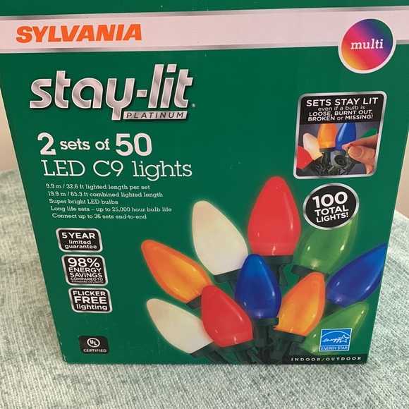 🌲NEW 2- SETS🌲of 50 Multicolor Indoor Outdoor LED super bright LED bulbs - Picture 3 of 6